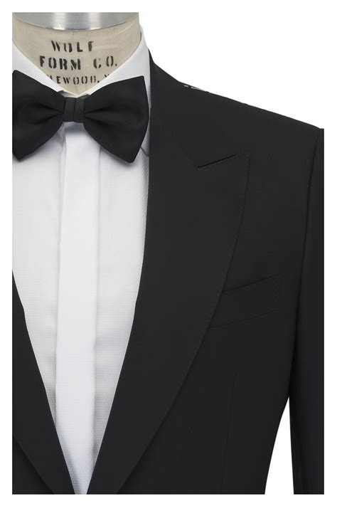 Black Wool and mohair tuxedo 